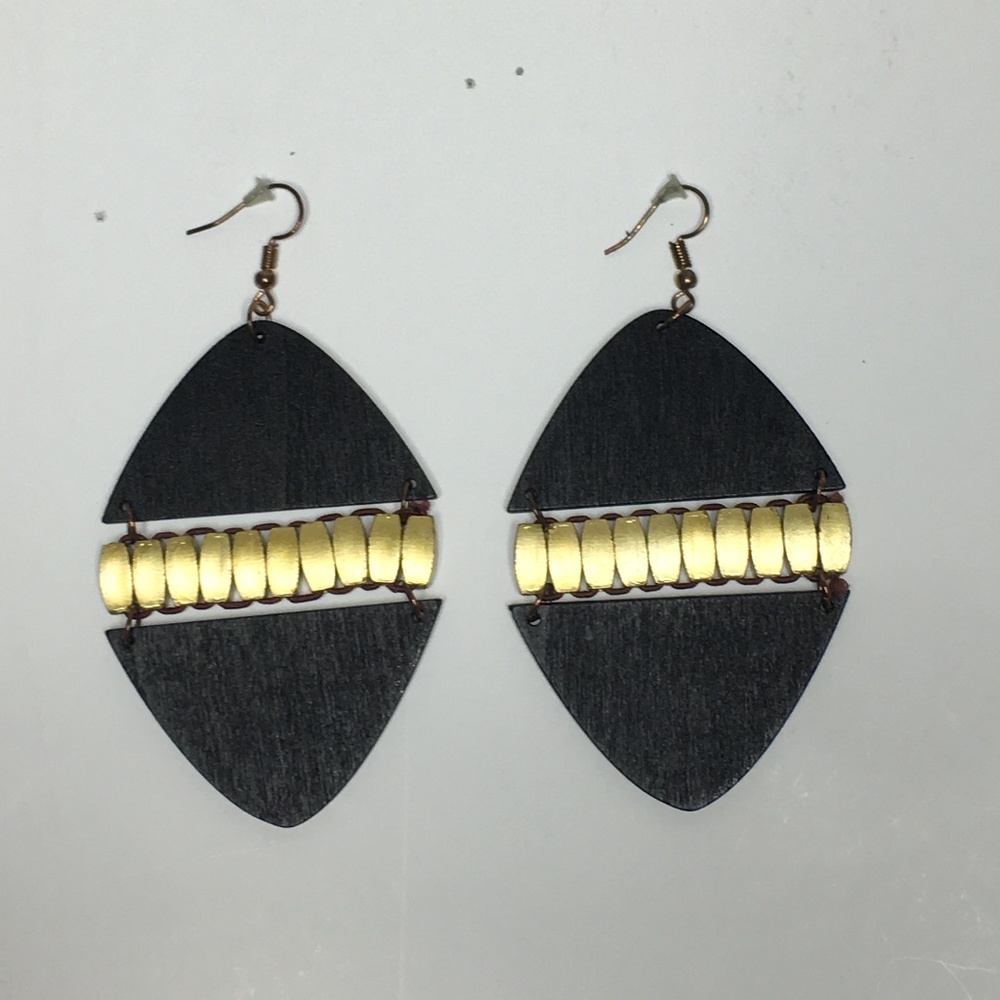 Large Wooden Earrings